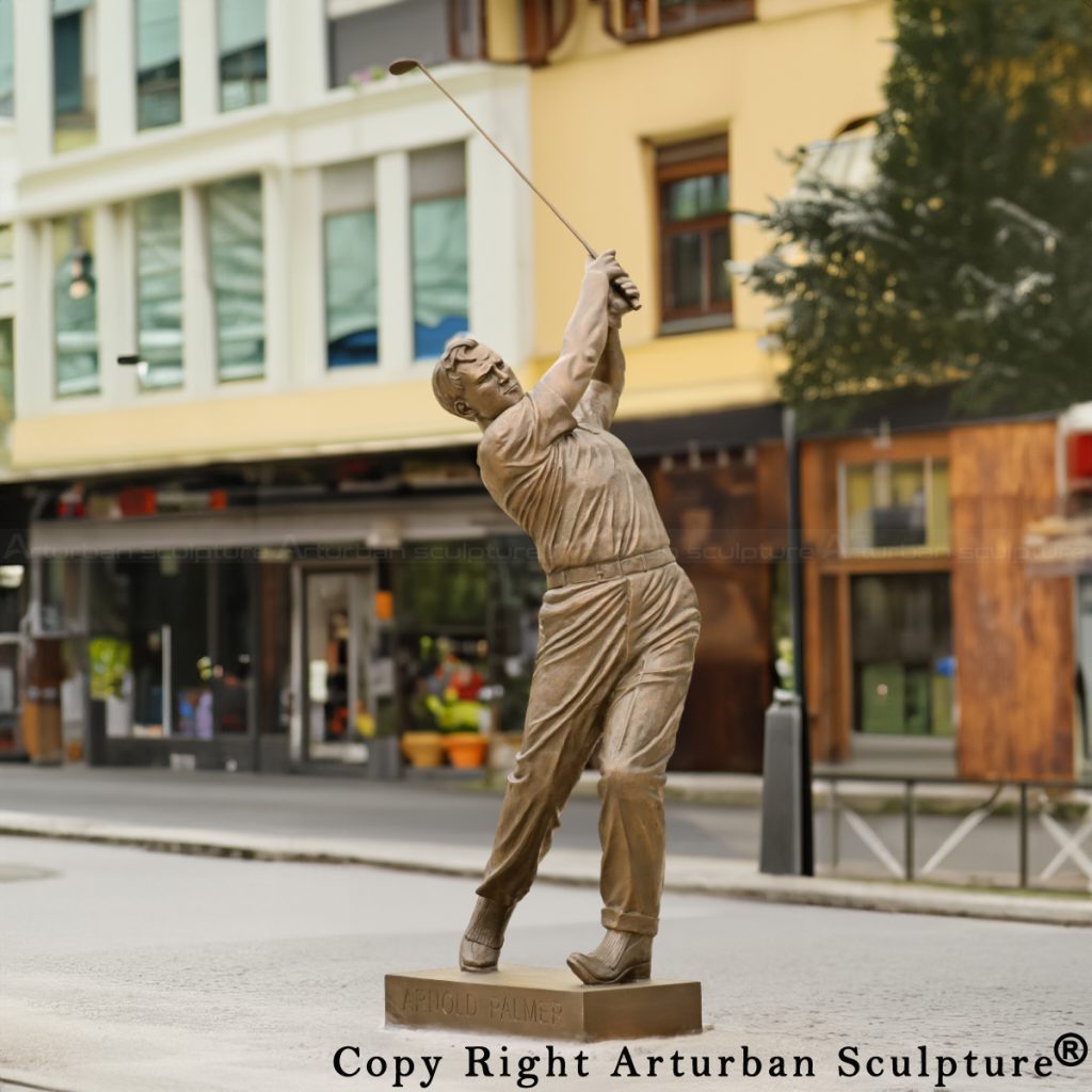 Life Size Golfer Statue